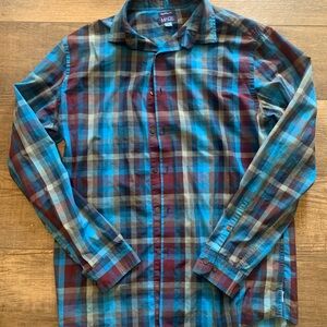 Cam Newton Checkered Casual Shirt - Blue, Brown